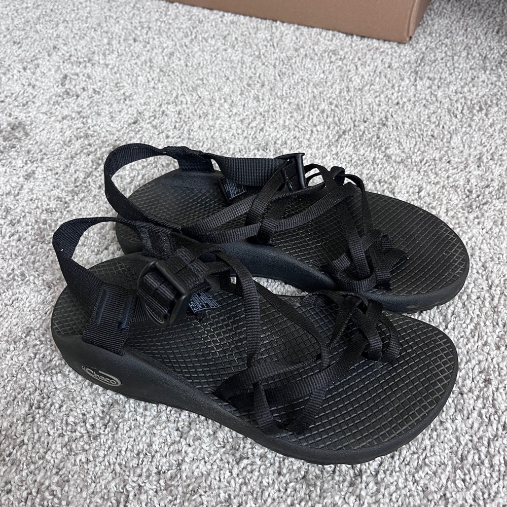 Chaco Women's Black Strappy Sandals